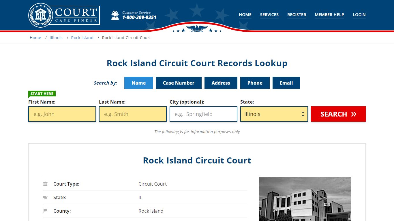 Rock Island Circuit Court Records Lookup