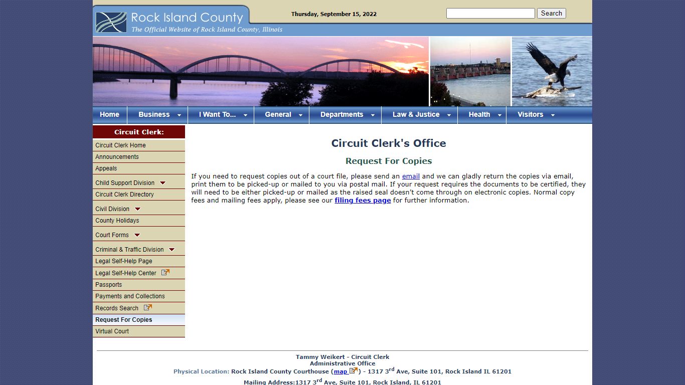 Circuit Clerk's Office - Rock Island County, Illinois